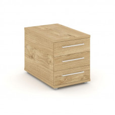 Rift Тумба опорная/приставная RF.TOP-002 Тиквуд Светлый/Белый Ручки 700*450*523