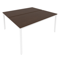 Slim Рабочая станция на металлокаркасе С.СП-6.3 Венге Цаво/Металл Белый 1580*1475*750