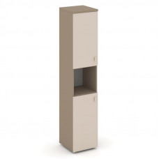 Estetica Шкаф высокий узкий левый ES.SU-1.5 (L) Латте/Капучино 400*420*1977