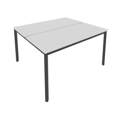 Slim Рабочая станция на металлокаркасе С.СП-5.2 Серый/Металл Антрацит 1380*1235*750