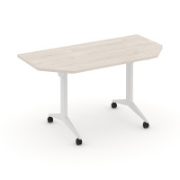 X-Pull Стол складной мобильный X.M-7.T1 Денвер Светлый/Металл Белый 1440*720*753