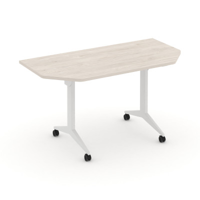 X-Pull Стол складной мобильный X.M-7.T1 Денвер Светлый/Металл Белый 1440*720*753