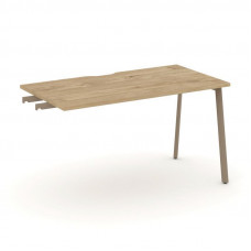 Estetica Стол приставка к опорным тумбам ES.SPR-3-VP Тиквуд Светлый/Металл Латте 1380*730*750