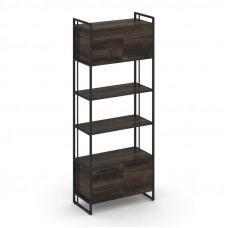 Rift Шкаф 5 ниш широкий RF.SS-54 Дуб Мали/Металл Черный/Черный Ручки 798*396*2010