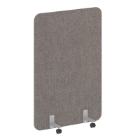 R-line soft Перегородка на металлических опорах, на роликах AP.R-100-150 Romeo 05/Металл Серый 1000*