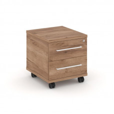 Rift Тумба мобильная усиленная RF.TM-001 Дуб Табак/Белый Ручки 416*460*448
