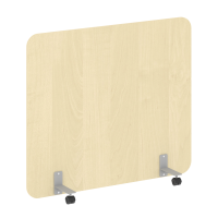 R-line Перегородка на металлических опорах, на роликах DP.R-140-120 Клен/Металл Серый 1400*18*1200