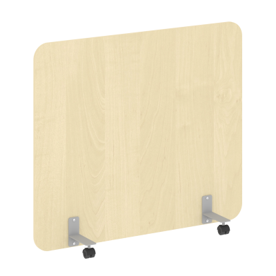 R-line Перегородка на металлических опорах, на роликах DP.R-140-120 Клен/Металл Серый 1400*18*1200