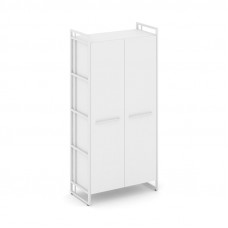 Rift Шкаф 4 ниши широкий RF.SS-41 Белый Бриллиант/Металл Белый/Белый Ручки 798*396*1648