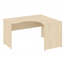 Nova S Стол криволинейный правый В.СА-3 (R) Бук Артизан 1400*1200*750