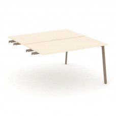 Estetica Двойной стол приставка к опор. тумбам ES.D.SPR-3-VP Сатин/Металл Латте 1380*1500*750