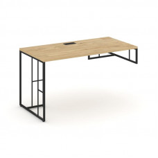 Rift Стол письменный для опорной тумбы правый RF.SPOT-015 (R) Тиквуд Светлый/Металл Черный 1780*700*