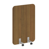 R-line Перегородка на металлических опорах, на роликах DP.R-80-120 Орех Гварнери/Металл Серый 800*18