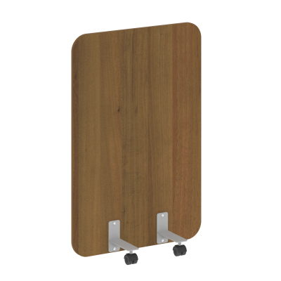 R-line Перегородка на металлических опорах, на роликах DP.R-80-120 Орех Гварнери/Металл Серый 800*18