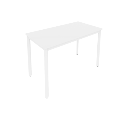 Slim Стол письменный на металлокаркасе С.СП-4.1 Белый/Металл Белый 1180*600*750