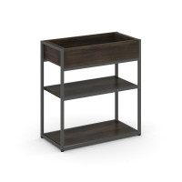Rift Стеллаж металлический низкий приставной RF.STM-011 Дуб Мали/Металл Антрацит 596*350*750