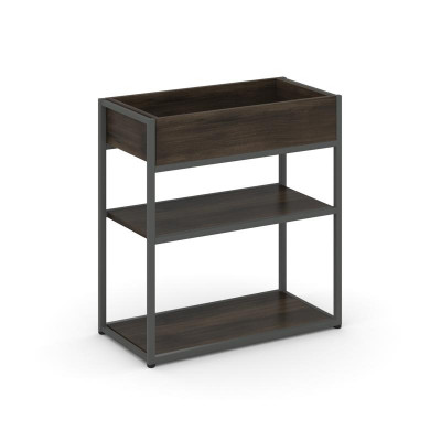 Rift Стеллаж металлический низкий приставной  RF.STM-011 Дуб Мали/Металл Антрацит 596*350*750