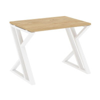 Loft Стол рабочий VR.L-SRZ-1.7 Тиквуд Светлый/Металл Белый 980*720*750