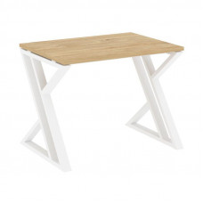 Loft Стол рабочий VR.L-SRZ-1.7 Тиквуд Светлый/Металл Белый 980*720*750
