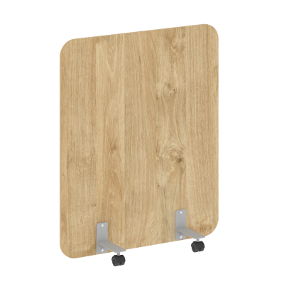 R-line Перегородка на металлических опорах, на роликах DP.R-100-120 Тиквуд Светлый/Металл Серый 1000