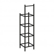 Loft Угловой проходной переходной модуль VR.L-SL.UPK-2.3.4 Металл Черный 446*446*1869