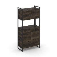 Rift Шкаф 4 ниши широкий RF.SS-42 Дуб Мали/Металл Черный/Черный Ручки 798*396*1648