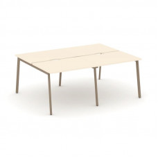 Estetica Рабочая станция 4 места ES.D.RS-4.1-VP Сатин/Металл Латте 1960*1500*750