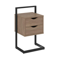 Loft Тумба приставная VR.L-PY2 Дуб Аризона/Металл Черный 450*409*792