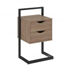 Loft Тумба приставная VR.L-PY2 Дуб Аризона/Металл Черный 450*409*792