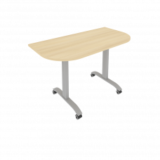 Mobile System Стол складной мобильный СМ-4.1 Акация Лорка/Металл Серый 1300*650*757