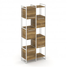 Rift Шкаф комбинированый RF.NS-003 Сандал Янтарный/Металл Белый/Белый Ручки 820*396*2010