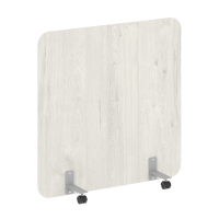 R-line Перегородка на металлических опорах, на роликах DP.R-120-120 Дуб Наварра/Металл Серый 1200*18