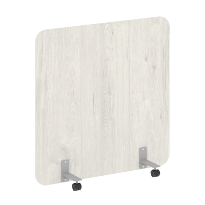 R-line Перегородка на металлических опорах, на роликах DP.R-120-120 Дуб Наварра/Металл Серый 1200*18