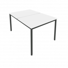 Slim Рабочая станция на металлокаркасе С.СП-3.3 Белый/Металл Антрацит 980*1475*750