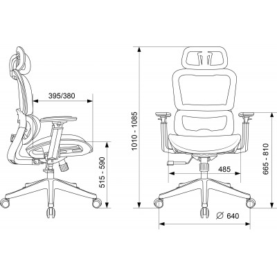Кресло руководителя Бюрократ 831