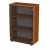 Шкаф для документов средний, тонированное стекло Р.Шс-3СТ Вишня