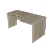 Стол компьютерный угловой Р.СКУ-16-Прав Дуб Сонома светлая