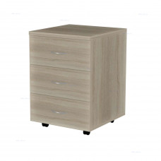 Тумба подкатная, 3 ящ. Р.Т-3 Дуб Сонома светлая