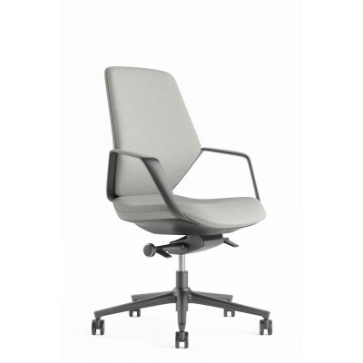 Кресло Davos-M STAR-C-M Светло-серый/Металл Черный