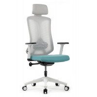 Кресло RCH AW2101 Серый/Голубой