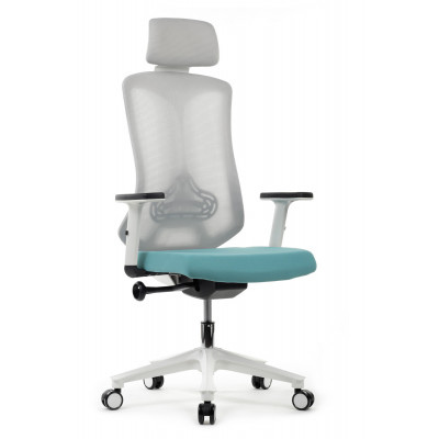 Кресло RCH AW2101 Серый/Голубой