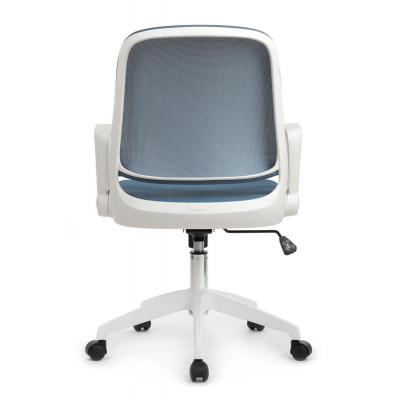 Кресло W-158 Белый Пластик/Синий