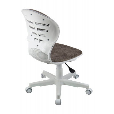 Кресло 1139 FW PL White велюр Bliss 07 шоколад