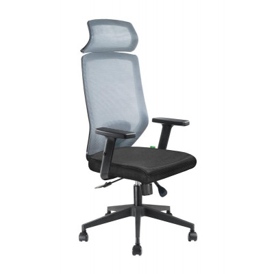 Кресло Bronte A755 Luxe Серый/Черный