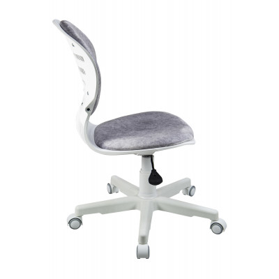 Кресло 1139 FW PL White велюр Bliss 09 аметист