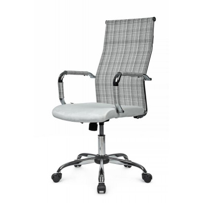 Кресло Art RCH 6017H Серо-белый