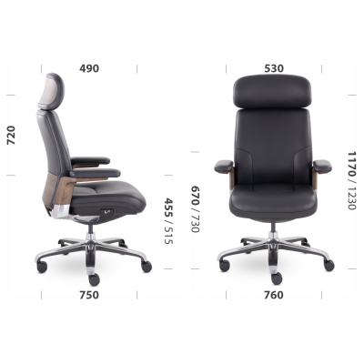 Кресло руководителя EPIK А-007-G L169 (черный), купить в Екатеринбурге, приобрести, большой выбор моделей