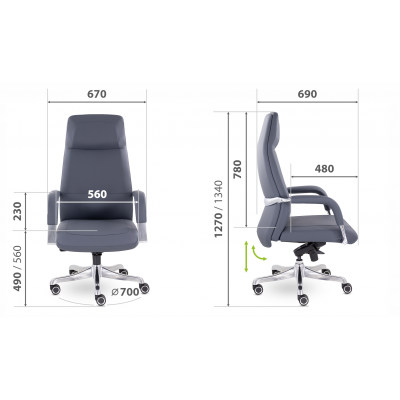 Кресло руководителя EPIK А-011-G 201 (темно-синий), купить в Екатеринбурге, приобрести, большой выбор моделей