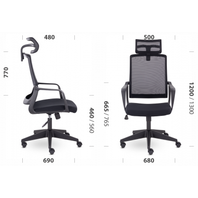 Кресло руководителя EPIK Р-700 PL TW68-115 (черный), купить в Екатеринбурге, приобрести, большой выбор моделей