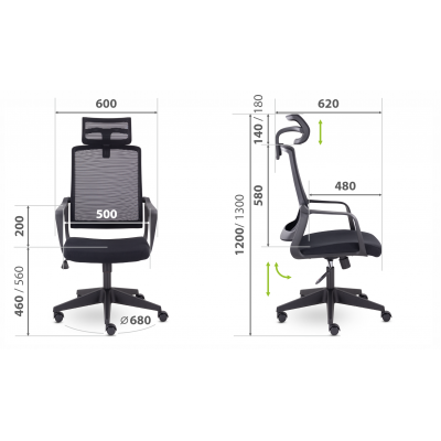 Кресло руководителя EPIK Р-700 PL TW68-115 (черный), купить в Екатеринбурге, приобрести, большой выбор моделей